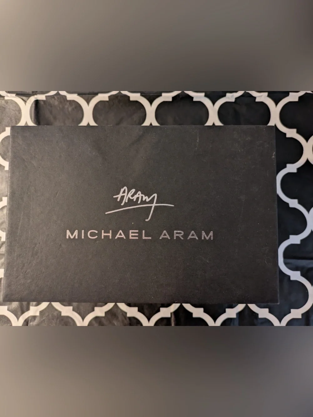 Box only! Michael Aram box for calla Lilly medium vase